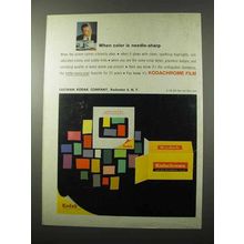 1960 Kodak Kodachrome Film Ad - Color Needle-Sharp