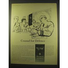 1960 Royal Air Force Ad - Counsel for Defence