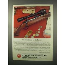 1981 Ruger M-77 Rifle Ad - An Investment in the Future