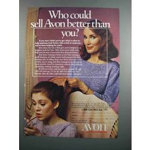1983 Avon Cosmetics Ad - Who Could Sell Better
