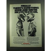 1988 Honda Motorcycles Ad - Wayne Gardner, Eddie Lawson