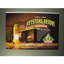 1992 Eveready Lighting Products Ad - Keystone Resort