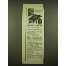 1924 Nelson Doubleday, Inc. Ad - Free! The Daily reading Guide