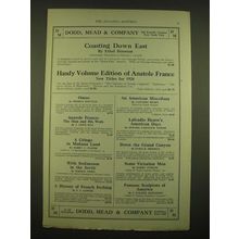 1924 Dodd, Mead & Company Ad - Coasting Down East by Ethel Hueston