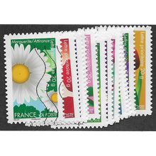 FRA 2012 (SET)(S/A) 'FLOWERS ' (12v) FINE USED (EBID58-132)