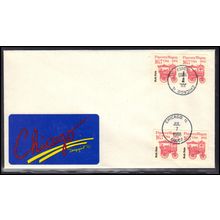 FDC 2261 16.7c Popcorn Wagan Pairs/2 (Unkn Cachet-U/A) Box0547