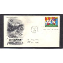 FDC Art Craft 1527 10c Expo '74 (Cachet-Typed/A) CV42325