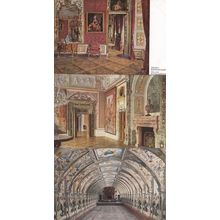 Munchen Antiquarium Residenz Museum 3x Postcard s