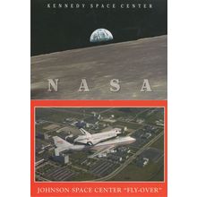 Johnson Space Center Fly Over NASA 905 Space Shuttle 2x Postcard