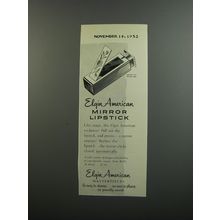 1953 Elgin American Mirror Lipstick Advertisement