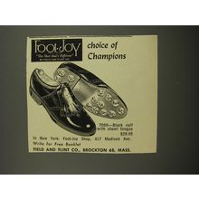 1953 Foot-Joy 7099 Shoes Advertisement - Choice of Champions