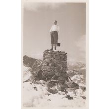 Royal Alpine Club Named Mountain Climber Old Real Photo Postcard