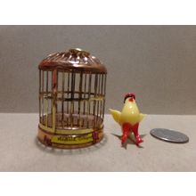Vintage Miniature Birdcage & Bird Dollhouse Decor Medford Oregon