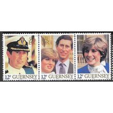 1981 SG 232-234 - MNH (**) - strip of 3