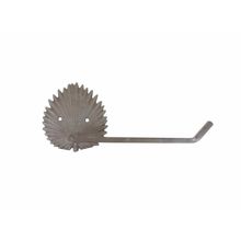 Pack Of 2] Cast Iron Decorative Palm Frond Metal Bathroom Toilet Paper Holde...