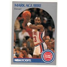 1990-91 Hoops Mark Aguirre basketball card #101 - Pistons