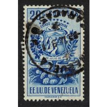 Venezuela Arms issue State of Tachira 20c T2 1951 Canc SG#941 Sc#495