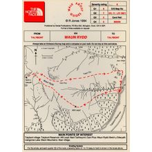 Talybont Via Waun Rydd Rambling Welsh Map PB Postcard