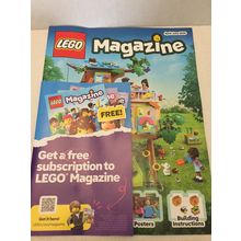 April-June 2025 Lego Magazine with Lego Minecraft Poster