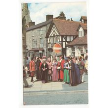 Mediaeval Day Ruthin Postcard Denbighshire Wales