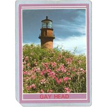 MA Martha's Vineyard Lighthouse Postcard Gay Head Light lighthouse_box1~551