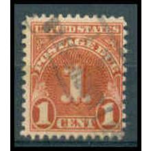 Used J80 1c Postage Due Average Plus WA1279