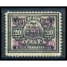 Used Revenue 20c N.Y. Stock Transfer Fine Just Clears WA2787