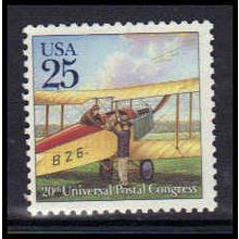 2436 25c Biplane Fine MNH W5593