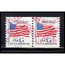 Used 2890 32c G Old Glory Very Fine CNP Left A2214 PA1566