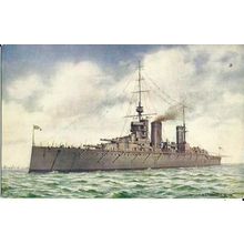 Naval HMS PRINCESS ROYAL Tuck Oilette Postcard (8644)