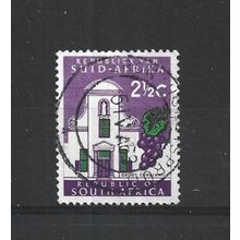 SouthAfrica.SG202 2 1/2c Groot Constantia.Variety Unchecked.Fine Used.Aug25y