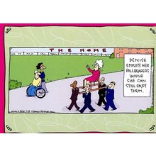 Pallbearers - Humorous Tree Free Greeting Card - 14021