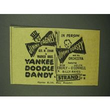 1942 Yankee Doodle Dandy Movie Ad - Jimmy Cagney