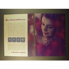 1963 De Beers diamonds Ad - Magic World photograph by Jacques Lowe