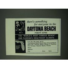 1963 Daytona Beach Florida Ad - There's Something for Everyone