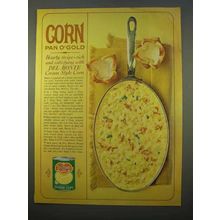 1963 Del Monte Cream Style Golden Corn Ad - Pan o' Gold