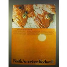 1963 North American Rockwell Ad - Men Can Fish