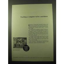 1969 Warner & Swasey CUTS Computer Utilized Turning Ad