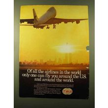 1974 TWA Airline Ad - Of All The Airlines in The World