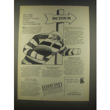 1985 Lands' End Rugby Shirt Ad - Slight Detour