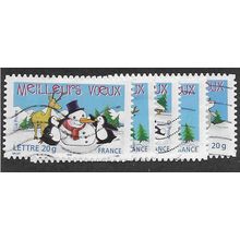 FRA 2005 (SET) CHRISTMAS AND NEW YEAR'(5v) FINE USED (EBID56-102)