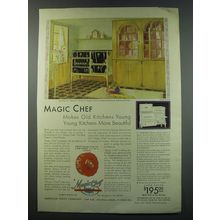 1930 Magic Chef Patrician Stove Ad - Magic Chef makes old kitchens young