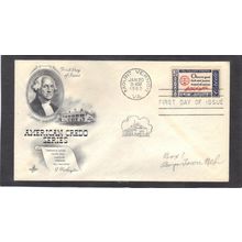 FDC Art Craft 1139 3c George Washington (Cachet-Penciled/A) CV42266