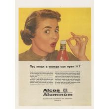 Alcoa Alumunium Del Monte Tomato Sauce Bottle Lid Advertising Postcard