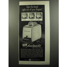 1953 Toastmaster Super De Luxe Toaster Ad - Takes the bread right out