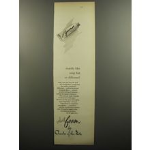 1953 Charles of the Ritz Velvet Foam Ad - Exactly like soap but so different