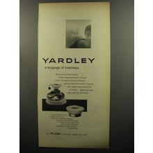 1953 Yardley Flair Perfume Ad - Yardley a language of loveliness