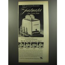 1953 Toastmaster Super De Luxe Toaster Ad - World's most distinctly different
