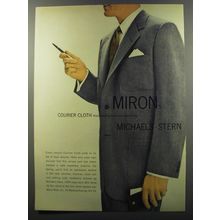 1953 Miron Courier Cloth Advertisement - Michaels-Stern Suit