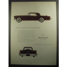 1956 Lincoln Continental Mark II Ad - a difference, too, that can't be seen
